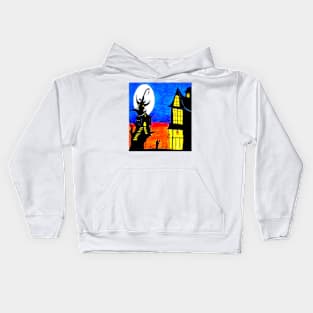 The haunted house Kids Hoodie